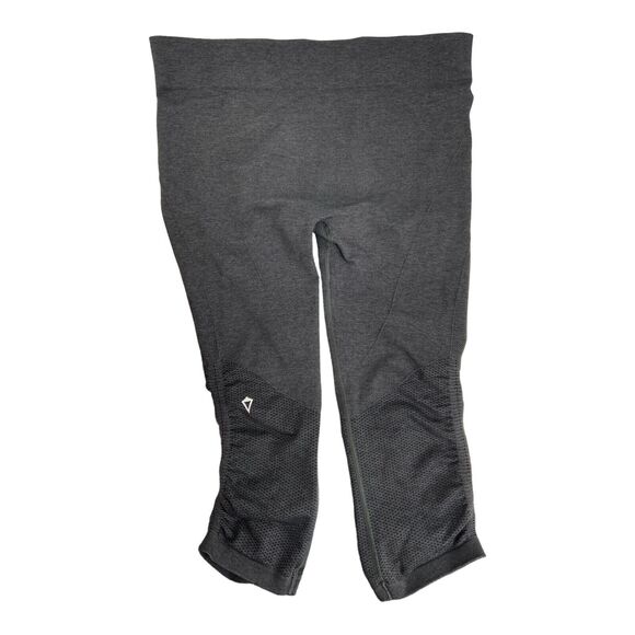 Ivivva by Lululemon Girls Size 14 Cropped Ruched Running Leggings‎ Gray - Picture 2 of 5